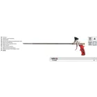 YATO YT-67460 Purhab pisztoly hosszú szárral 500 mm