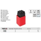 YATO YT-6855 Számbeütő készlet 8mm 9 részes