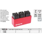 YATO YT-6862 Betűbeütő készlet 6mm 27 részes