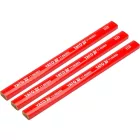 YATO YT-692603 Ácsceruza 175 mm fára piros (3 db/csomag)