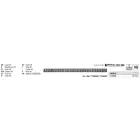 YATO YT-69285 Ácsceruza grafit betét szürke HB (5 db/cs)