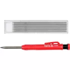 YATO YT-69290 Fémházas ácsceruza tölthető 150 mm + 6 db betét