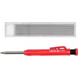   YATO YT-69290 Fémházas ácsceruza tölthető 150 mm + 6 db betét