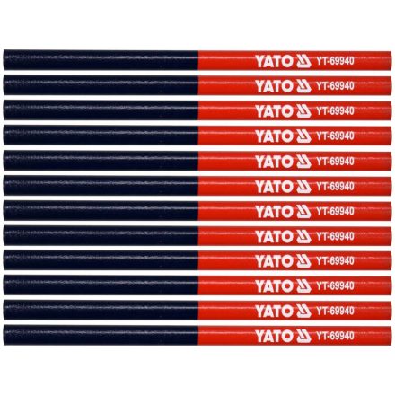 YATO YT-69940 Ácsceruza kék-piros (12 db/csomag)