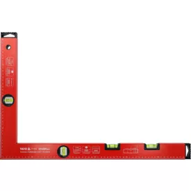  YATO YT-70746 Derékszög vízmérték 4 libellával 600 x 400mm