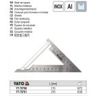 YATO YT-70781 Derékszög vonalzó 270 mm inox