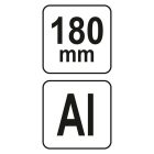 YATO YT-70786 Talpas derékszög vonalzó 180 mm