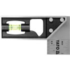 YATO YT-70843 Derékszög 150 mm inox libellával