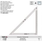 YATO YT-70850 Összecsukható derékszög vonalzó 840 mm