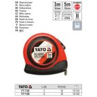 YATO YT-7103 Mérőszalag 3 m x 16 mm, mágneses, nylon bevonatú