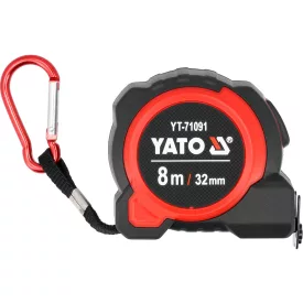 YATO YT-71091 Mérőszalag karabínerrel 8 M x 32 mm