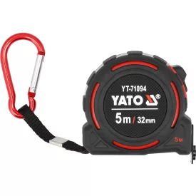 YATO YT-71094 Mérőszalag karabínerrel 5 M x 32 mm