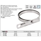 YATO YT-71700 Precíziós mérőszalag (+-0,01 mm), átmérő 30-300 mm, körméret 60-950 mm inox