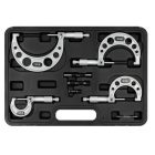 YATO YT-72304 Mikrométer készlet külső méretekhez 4 db-os