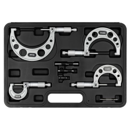 YATO YT-72304 Mikrométer készlet külső méretekhez 4 db-os