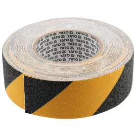   YATO YT-72505 Csúszásgátló ragasztószalag - sárga / fekete 50mm x 18m
