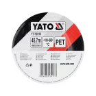 YATO YT-72513 Fényvisszaverő szalag - fehér / piros négyzetes mintázattal 49mm X 45.7m