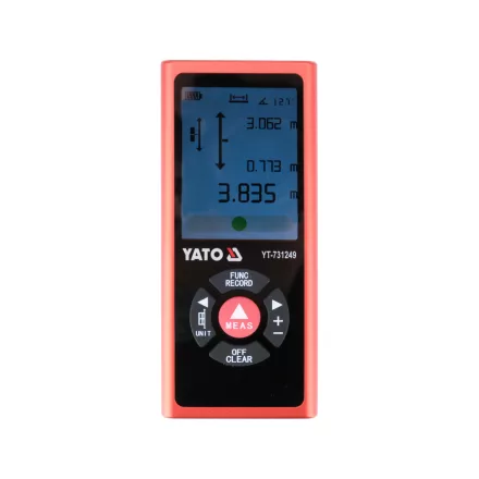 YATO YT-731249 Kétirányú lézeres távolságmérő (2 x 60 m)