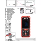 YATO YT-73126 Lézeres távolságmérő 0,2-40 m IP65