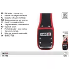 YATO YT-7419 Övre fűzhető szögtartó táska kalapácstartó horoggal