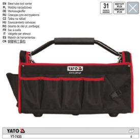 YATO YT-7435 Szerszámtáska csővázas 31 zsebes