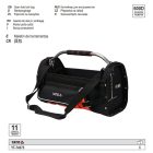 YATO YT-74373 Szerszámtáska csővázas 11 zsebes