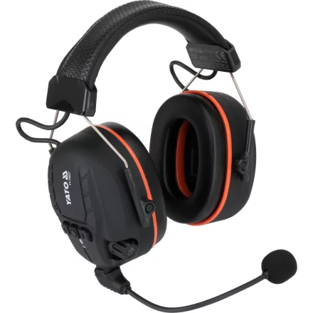 YATO YT-74627 Elektromos aktív fülvédő Bluetooth - al