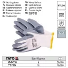 YATO YT-7474 Szerelő kesztyű (Nitril mártott FEHÉR) 10-es