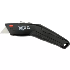   YATO YT-75220 Behúzható trapéz és horogpengés duplakés +2 x 3 db pótpengével