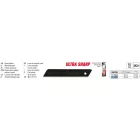 YATO YT-75261 Törhető penge extra éles 18 mm (10 db/cs)
