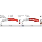 YATO YT-7534 Trapézpengés kés összecsukható + 5db penge