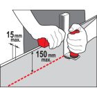 YATO YT-76266 Gipszkarton vágó 150 mm
