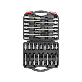   YATO YT-77540 Bit dugókulcs készlet 30 részes Imbusz 1/2" 5-19 mm CrV
