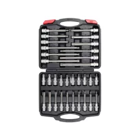   YATO YT-77541 Bit dugókulcs készlet 32 részes Torx 1/2" T20-T70 CrV