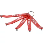 YATO YT-77750 Ultra alacsony profilú vegyes csavarhúzó készlet 5 részes (Lapos, PH1, PH2, PZ1, PZ2)