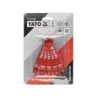 YATO YT-77750 Ultra alacsony profilú vegyes csavarhúzó készlet 5 részes (Lapos, PH1, PH2, PZ1, PZ2)