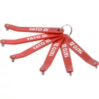 YATO YT-77751 Ultra alacsony profilú torx csavarhúzó készlet 6 részes (T10,T15, T20, T25, T27, T30)