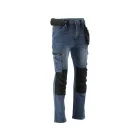 YATO YT-79054 Munkavédelmi farmer hosszúnadrág XL-es méret 17 zsebes sötétkék