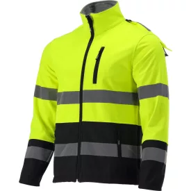   YATO YT-79395 Jól láthatósági magas nyakú szoftshell kabát ORIOLUS S. M