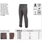 YATO YT-79425 Munkavédelmi softshell deréknadrág sötétszürke 3XL-es méret