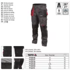 YATO YT-80151 Munkavédelmi deréknadrág 2XL-es méret BASALT