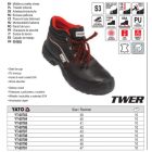 YATO YT-80788 Védőbakancs 44-es S3 TWER