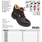 YATO YT-80843 Munkavédelmi cipő S1P 41-es méret TEZU