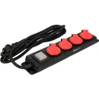 YATO YT-81241 Elektromos hosszabbító 4-es elosztó 3 m 3 x 1,5 mm2