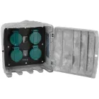 YATO YT-81271 Kültéri csatlakozóelosztó aljzat STONE IP44 4 x 230V