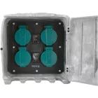 YATO YT-81271 Kültéri csatlakozóelosztó aljzat STONE IP44 4 x 230V