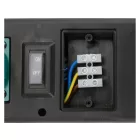 YATO YT-81274 Kültéri csatlakozóelosztó aljzat TOWER BLACK IP44 4 x 230V