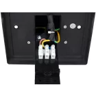 YATO YT-81276 Kültéri csatlakozóelosztó aljzat időkapcsolóval METAL TOWER BLACK IP44 4 x 230V