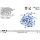 YATO YT-81453 Átlátszó zsugorcső 1,5 - 2,5 mm2 (100 db/cs)