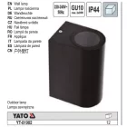 YATO YT-81902 Kültéri fali dupla lámpa 35 W alumínium
